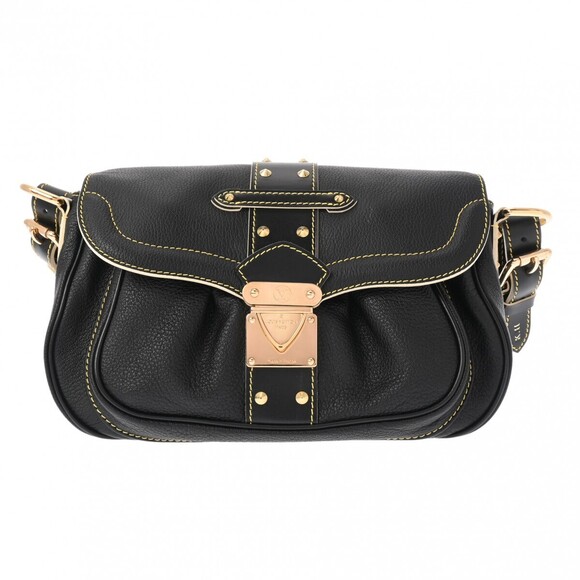 Louis Vuitton Handbags - Louis Vuitton Suhali Confidant Black Leather Shoulder Bag